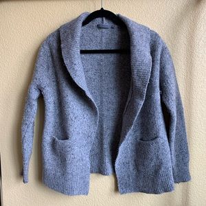 Vince Gray Wool Cardigan